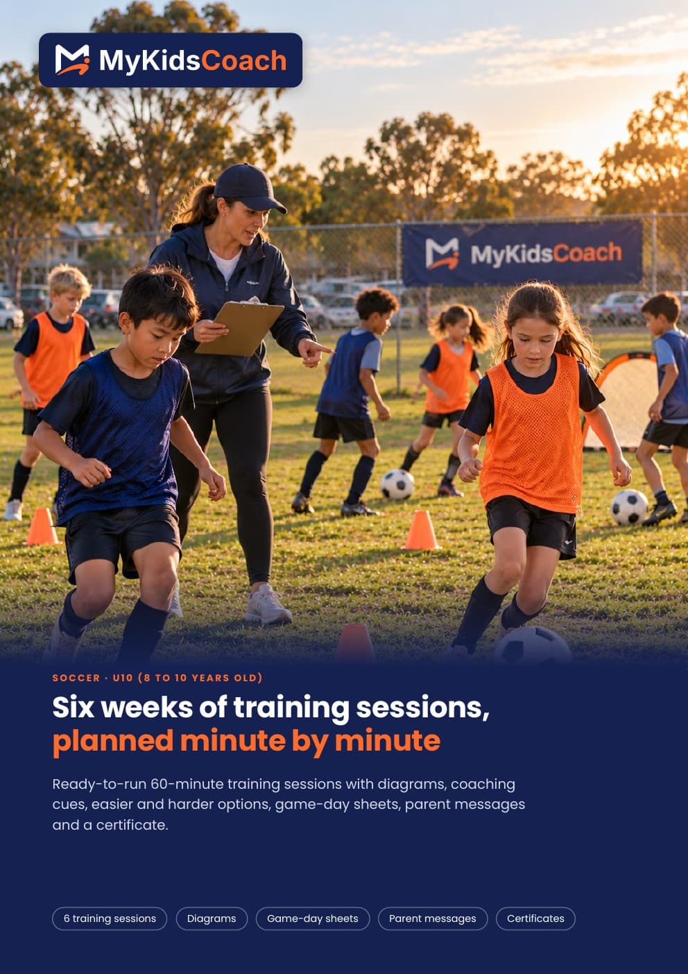 Soccer U10 6-week training pack